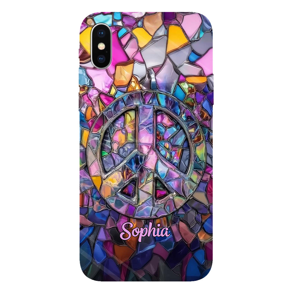 Coque de téléphone personnalisée Hippie Soul - Motif hippie intégral