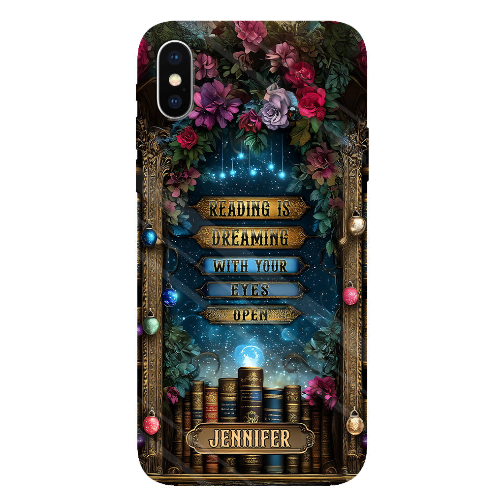 Reading is Dreaming - Personalized Book Full Print Phone Case
