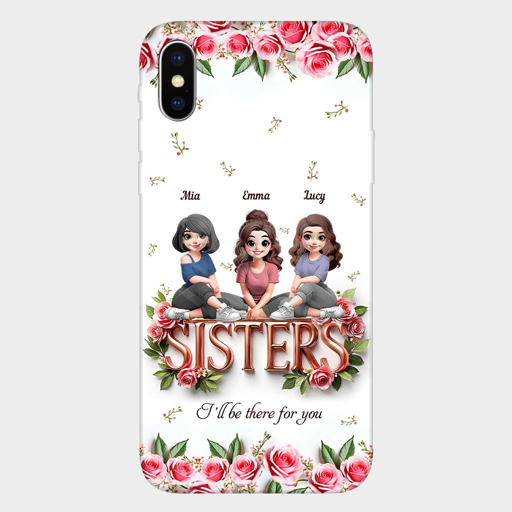Coque de téléphone personnalisée « Sœurs » avec impression intégrale