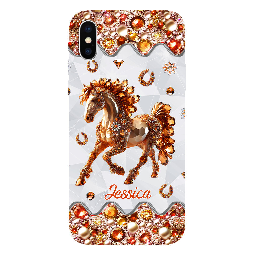 Just A Girl Who Loves Horses - Personalized Horse Full Print Phone Case