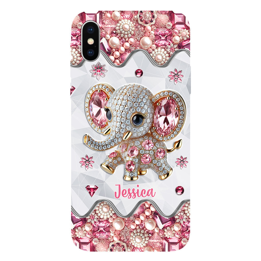 Just A Girl Who Loves Elephants - Personalized Elephant Full Print Phone Case