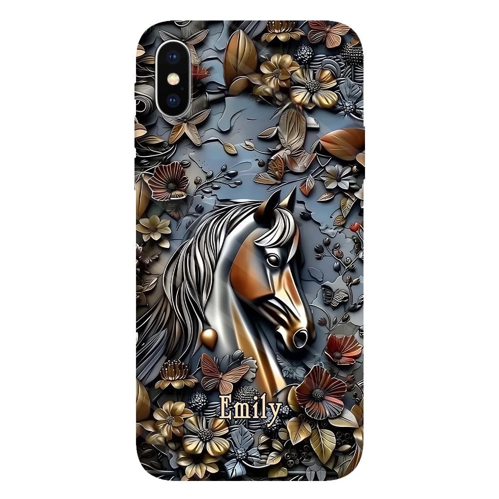 Superbe cheval - Coque de téléphone personnalisée avec impression intégrale de cheval