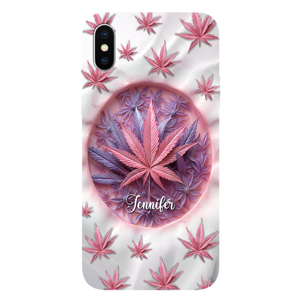 High Life - Personalized Weed Full Print Phone Case