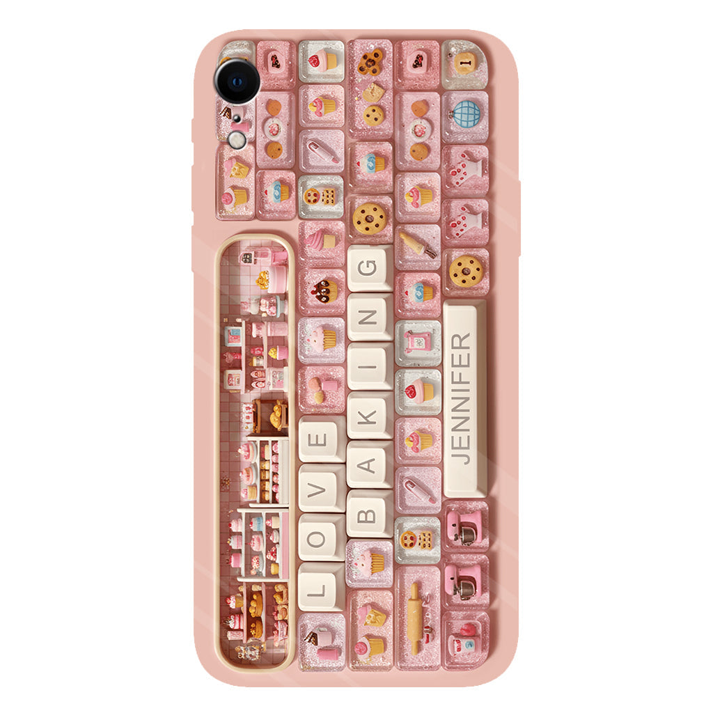 Coque de téléphone personnalisée « Passion Pâtisserie » avec motif intégral