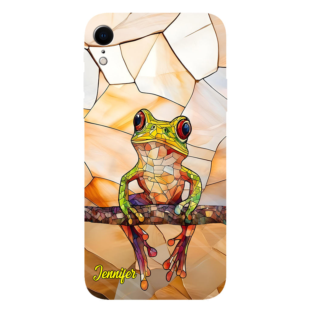 Coque de téléphone personnalisée avec motif grenouille - Cadeau idéal pour les amoureux des grenouilles