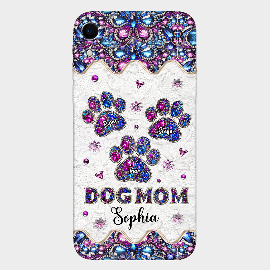 Maman de chien - Coque de téléphone personnalisée avec motif chien intégral