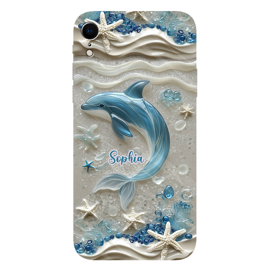 Love Dophins - Personalized Dolphin Full Print Phone Case