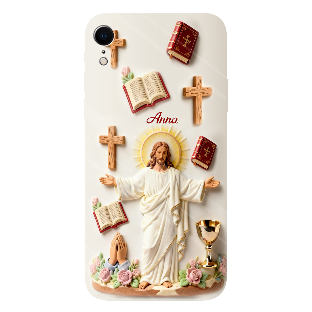 Faith Over Fear - Personalized Christian Full Print Phone Case