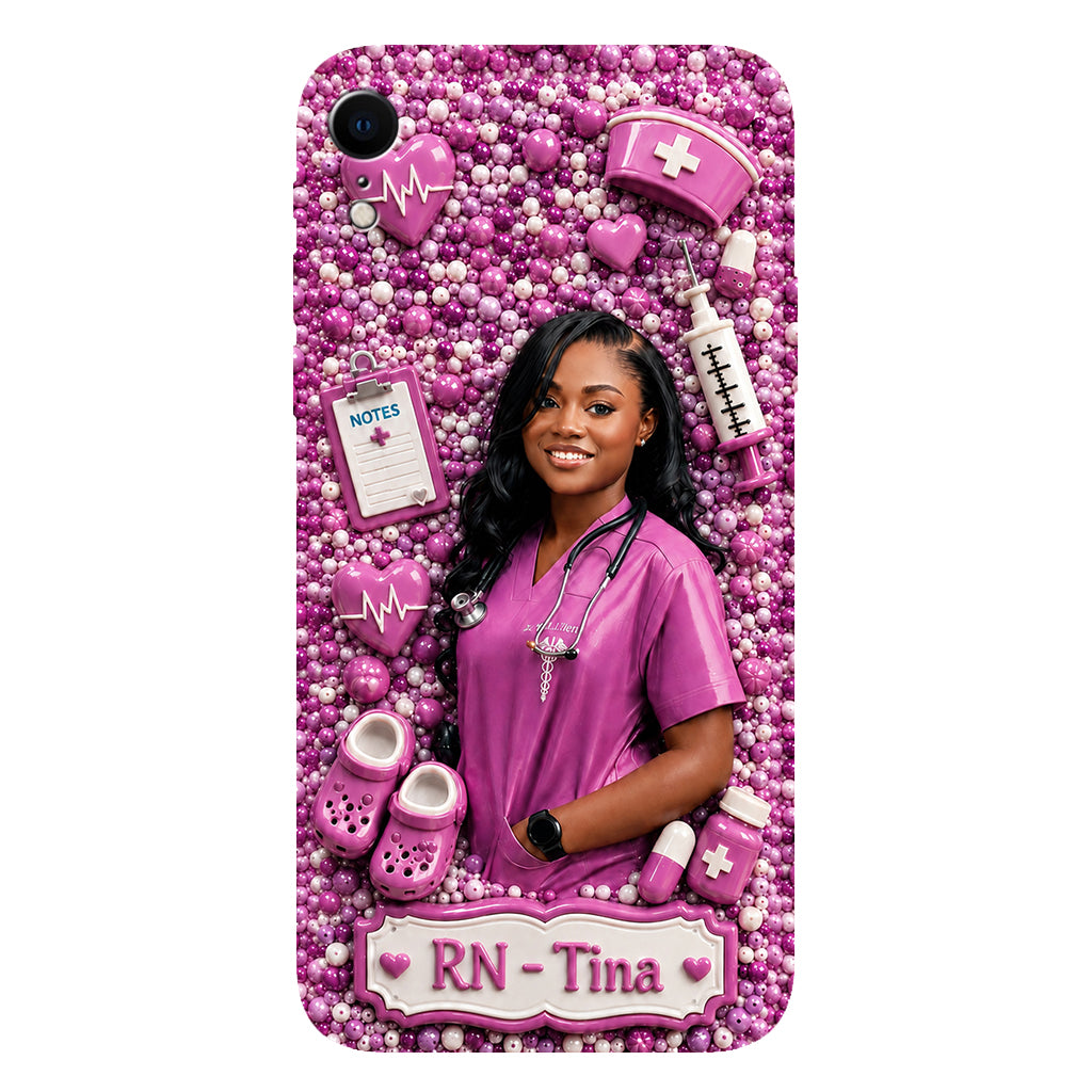 Love Being A Nurse - Personalized Nurse Full Print Phone Case