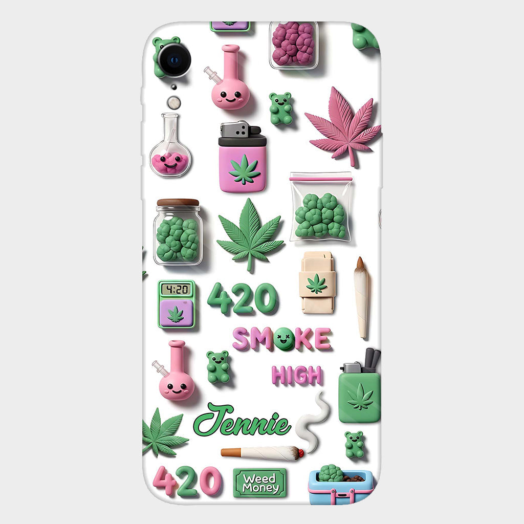 Stoner Chic - Personalized Weed Full Print Phone Case
