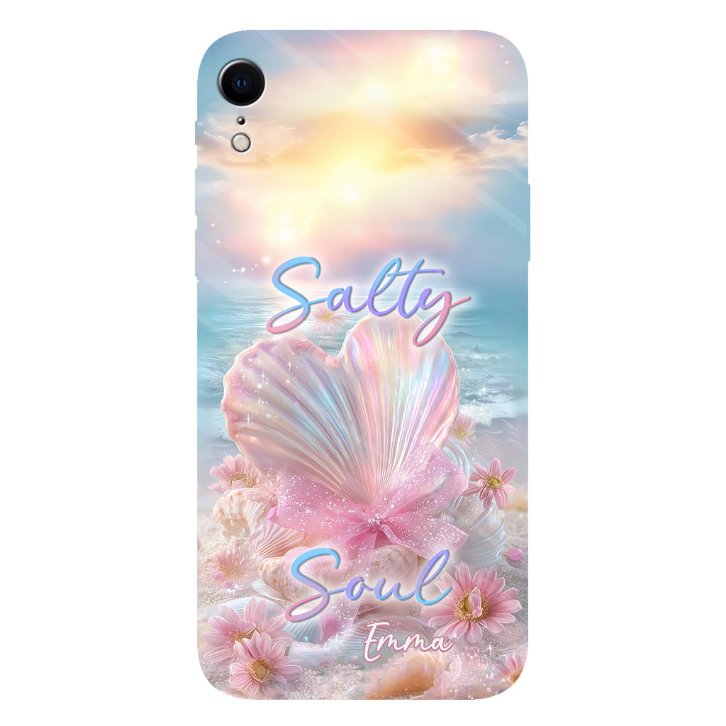 Salty Soul - Coque de téléphone personnalisée pour amoureux de la mer avec impression intégrale