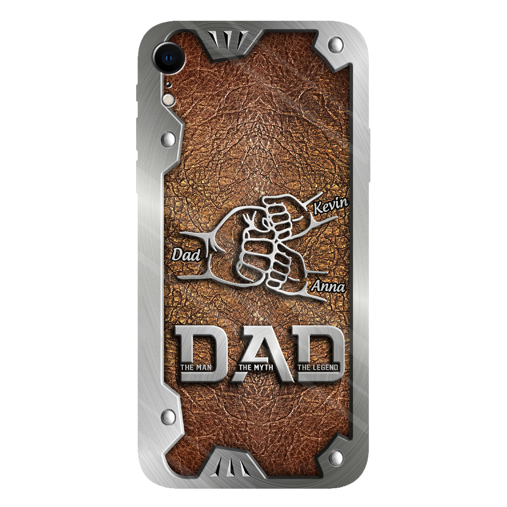 Dad The Man The Myth The Legend First Bump - Personalized Father Full Print Phone Case