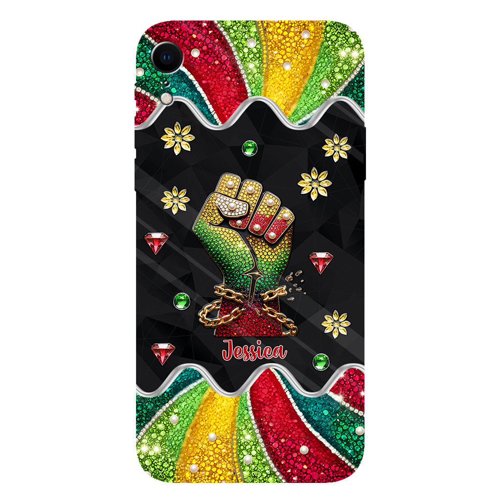 Ils ne nous aiment pas - Coque de téléphone et support de téléphone personnalisés Juneteenth avec impression intégrale