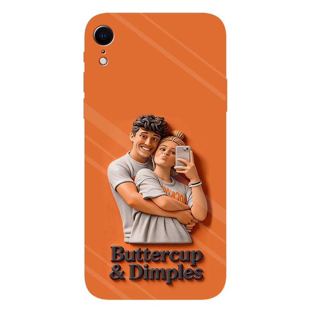 Coque de téléphone personnalisée avec photo pour couple - Cadeau idéal pour la Saint-Valentin