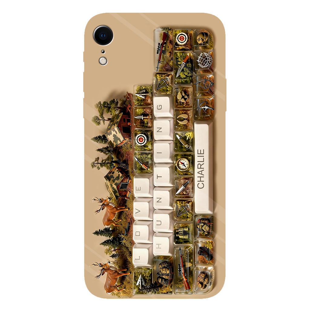 Cadeau Chasse - Coque de téléphone personnalisée avec motif chasse intégral
