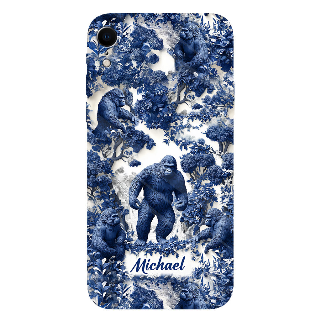 Bigfoot Summer Vibes - Personalized Hiking Full Print Phone Case