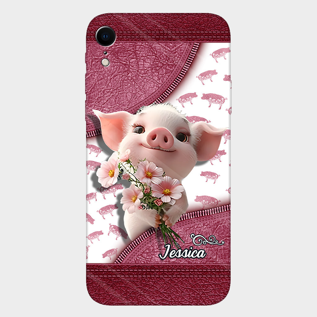 Love Pig - Personalized Pig Lover Full Print Phone Case