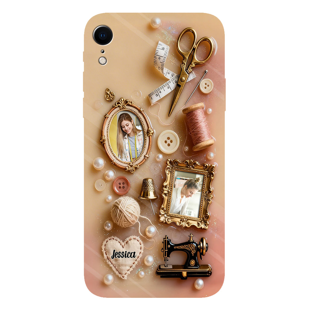 Coque de téléphone personnalisée « Couture » ​​avec imprimé intégral