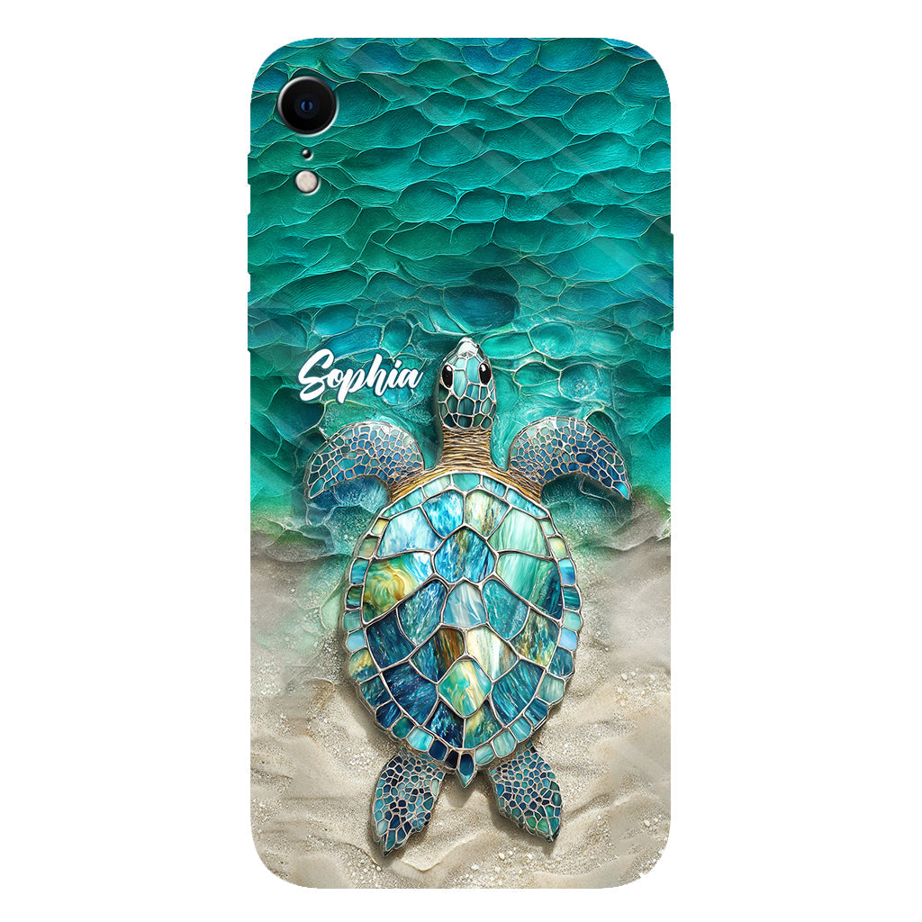 Sea Turtle Lovers - Personalized Turtle Full Print Phone Case