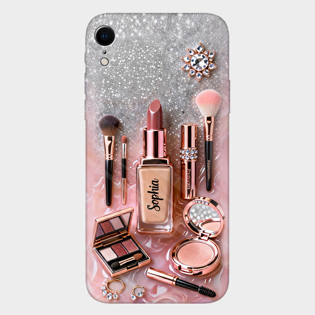 Maquilleuse fière - Coque de téléphone personnalisée avec impression intégrale - Maquillage