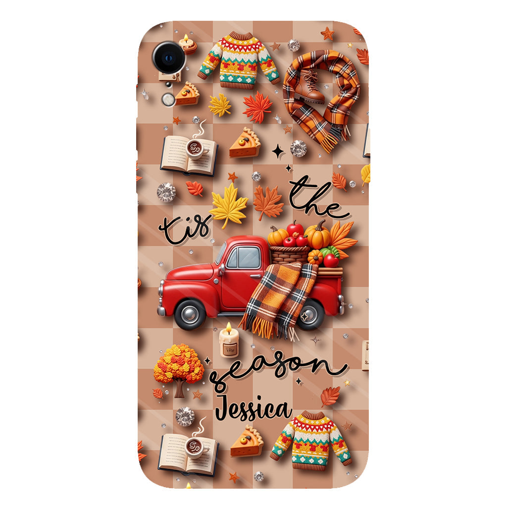 C'est la saison ! - Coque de téléphone personnalisée avec imprimé intégral automnal