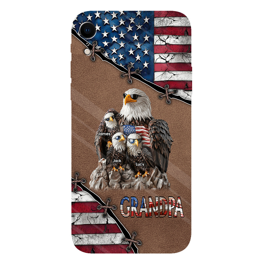 Strong Papa - Personalized Father Full Print Phone Case