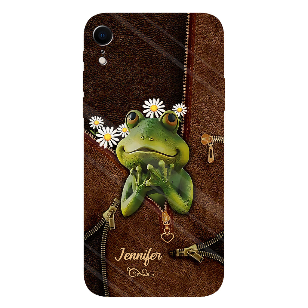Cute Frogs - Personalized Frog Full Print Phone Case