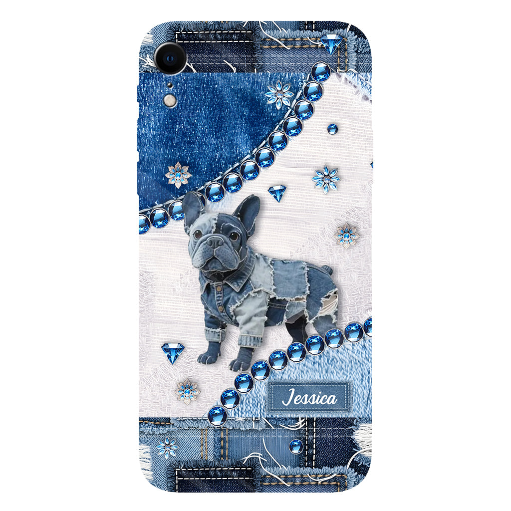Cute Bulldog - Personalized Dog Full Print Phone Case