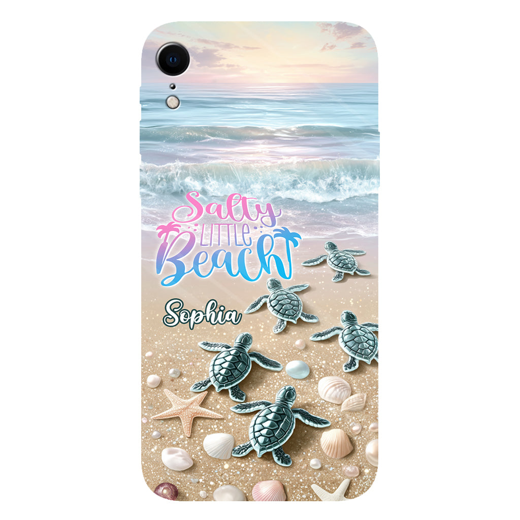 Salty Lil Beach - Coque de téléphone personnalisée pour amoureux de la mer avec impression intégrale