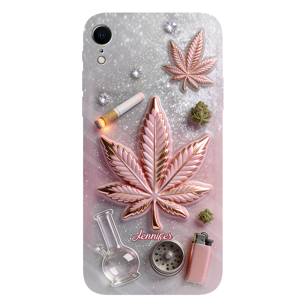 Coque de téléphone Magic Leaf - Motif cannabis personnalisé