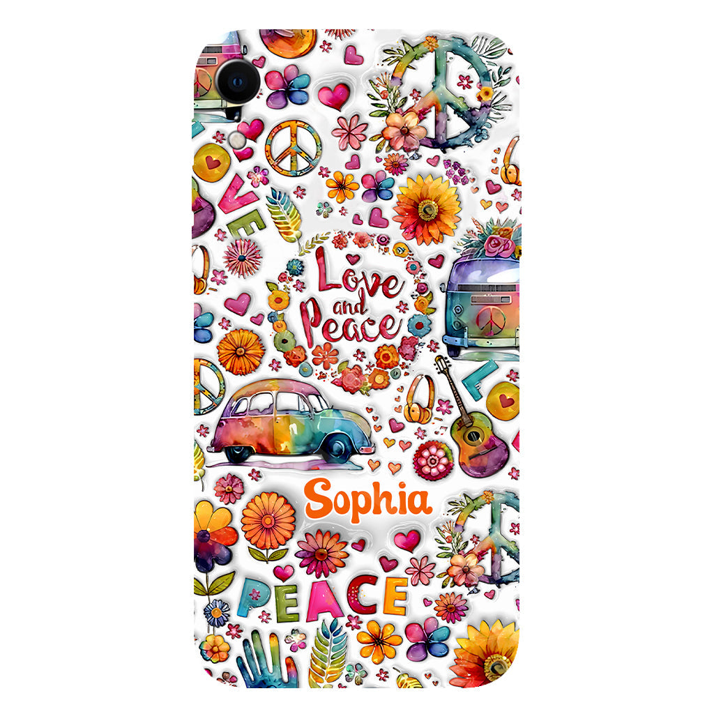 Coque de téléphone personnalisée Hippie Soul - Motif hippie intégral