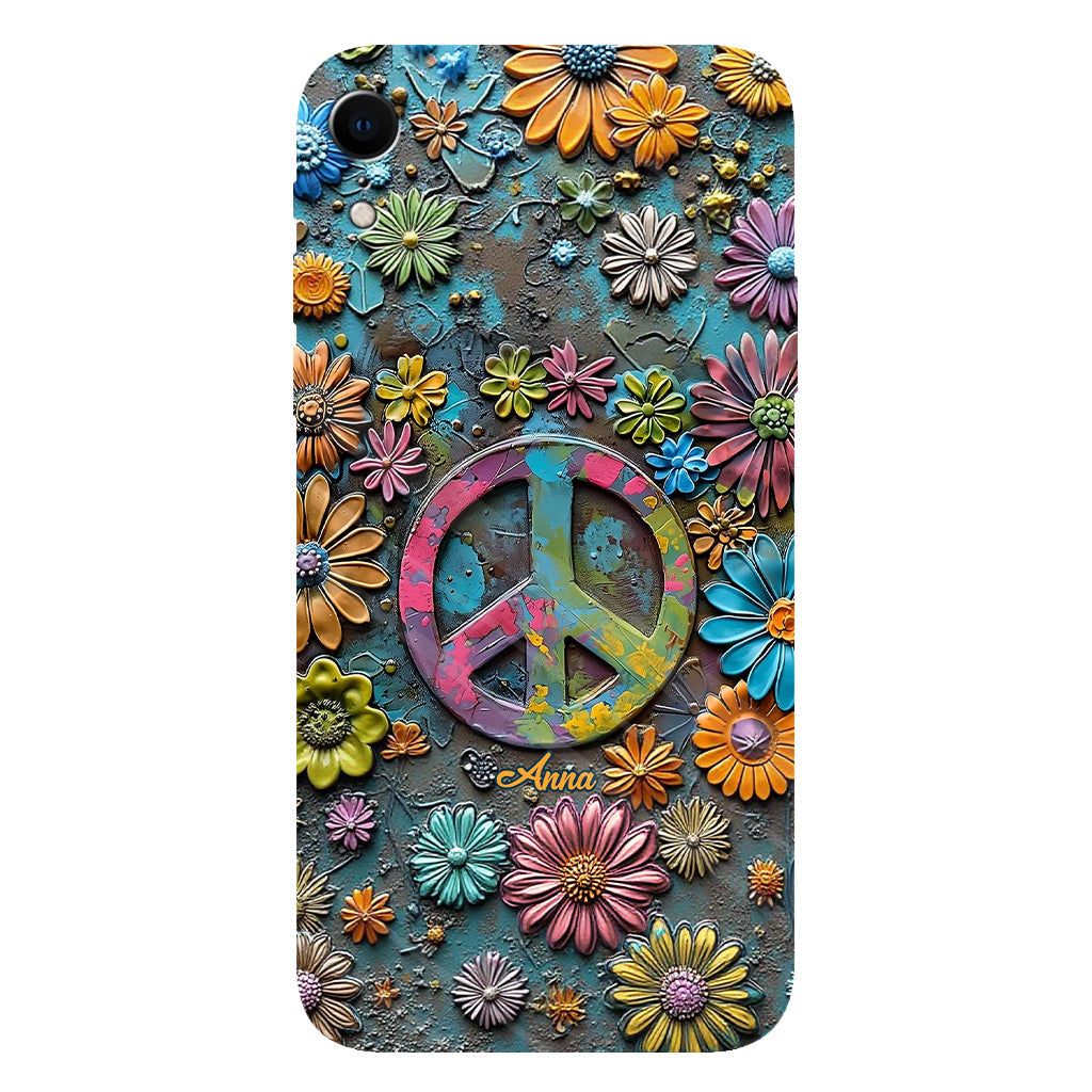 Coque de téléphone personnalisée Hippie Soul - Motif hippie intégral