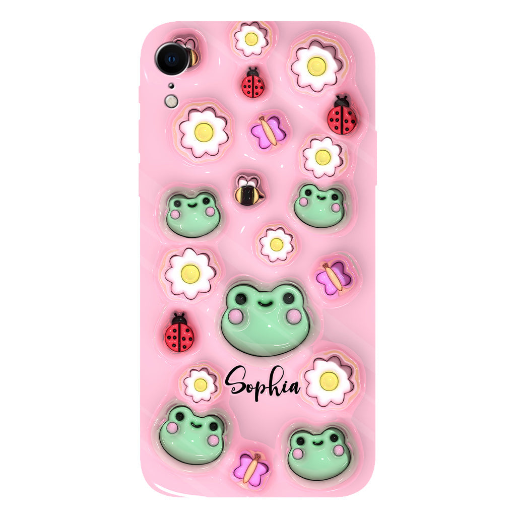 Coque de téléphone personnalisée « Grenouilles » - Motif grenouille intégral