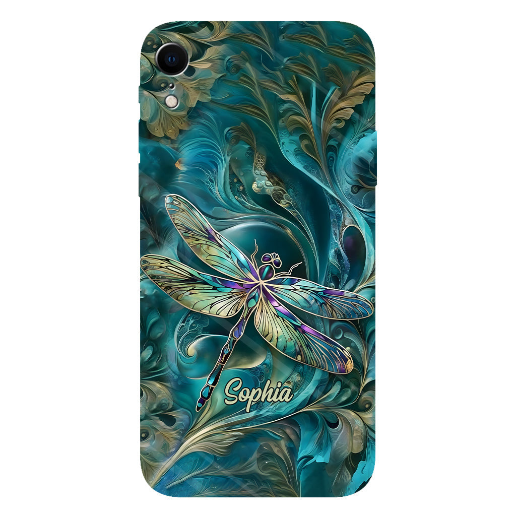 Magnifique libellule - Coque de téléphone personnalisée avec motif libellule intégral