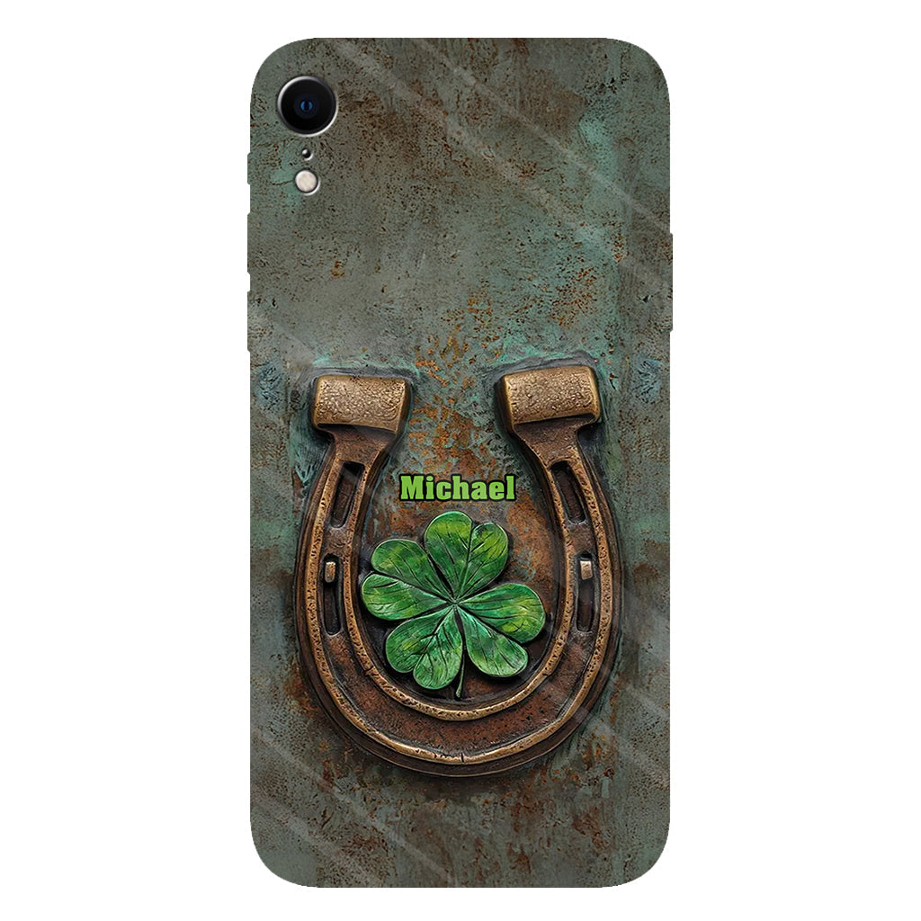 Vintage Irish Harp - Personalized Horse Full Print Phone Case