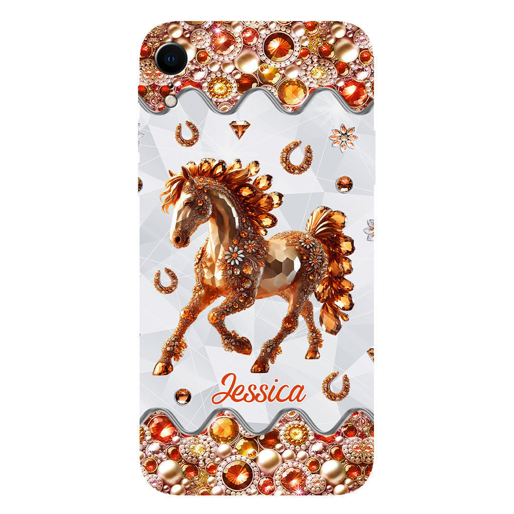 Just A Girl Who Loves Horses - Personalized Horse Full Print Phone Case
