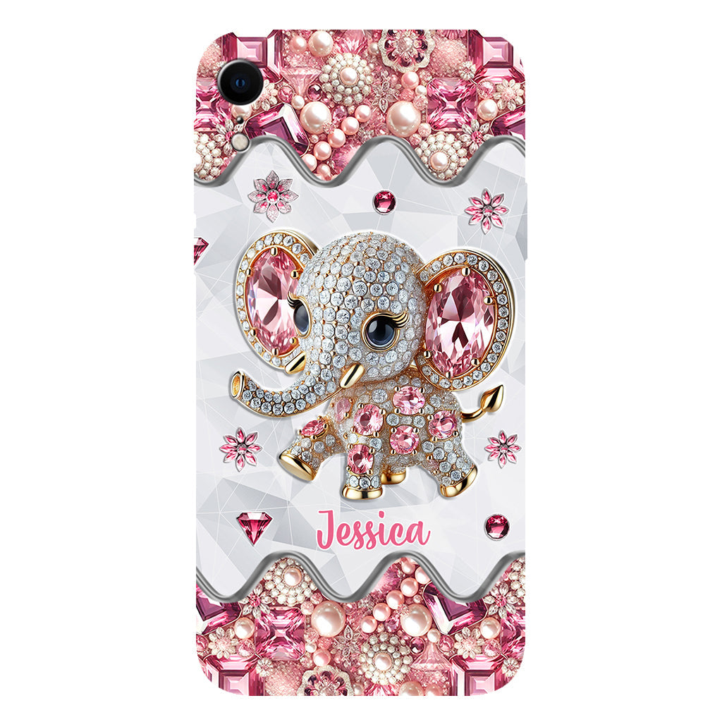Just A Girl Who Loves Elephants - Personalized Elephant Full Print Phone Case