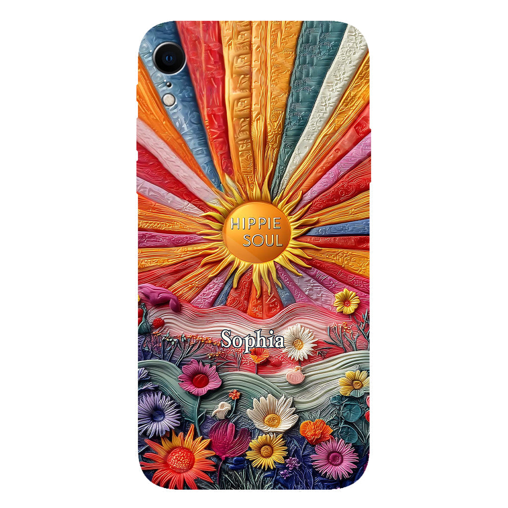 Hippie Soul - Personalized Hippie Full Print Phone Case