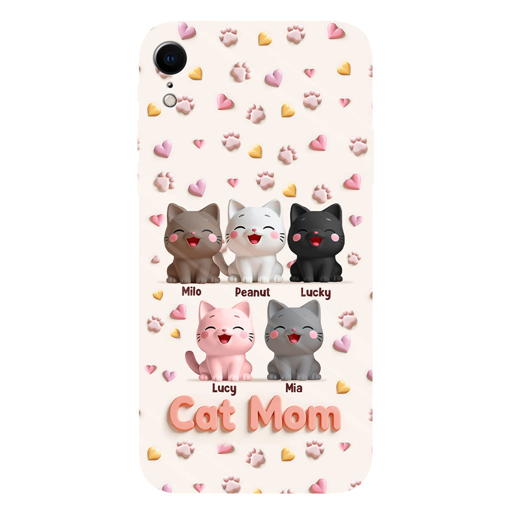 Cat Mom - Personalized Cat Full Print Phone Case