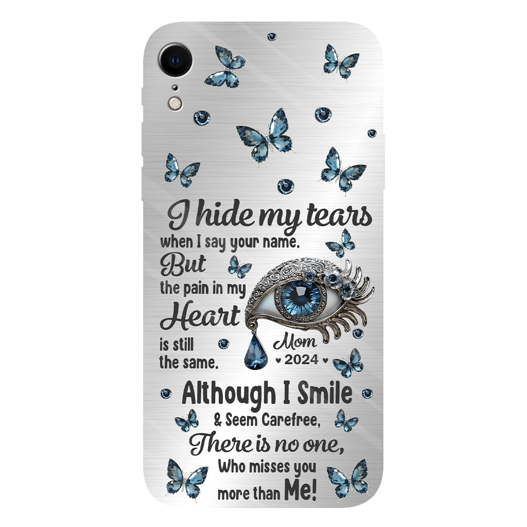 Mes larmes - Coque de téléphone personnalisée en hommage à mes larmes