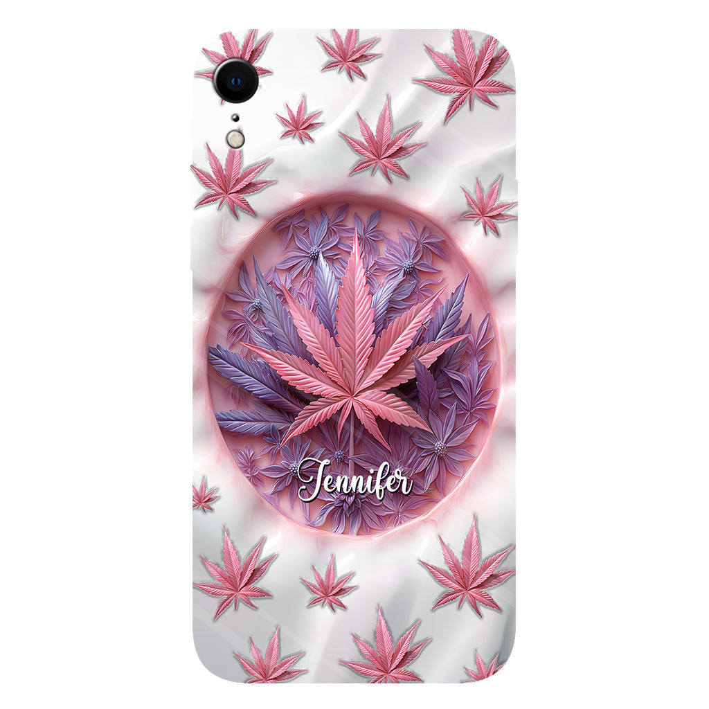 High Life - Personalized Weed Full Print Phone Case