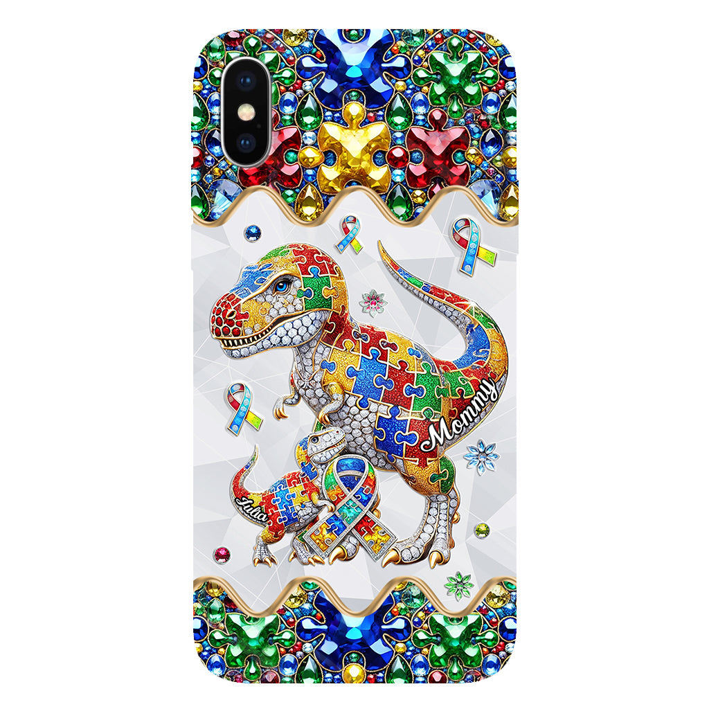 Strong Mama - Personalized Autism Awareness Full Print Phone Case
