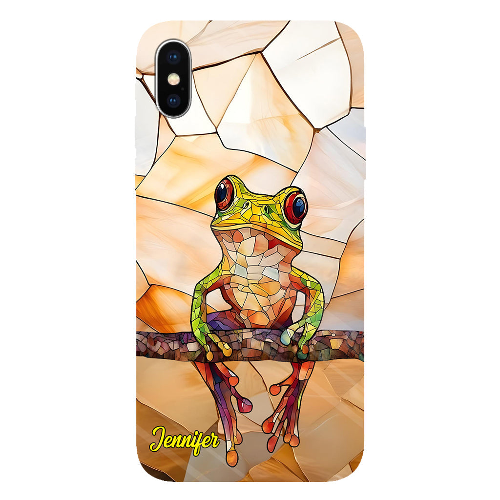 Coque de téléphone personnalisée avec motif grenouille - Cadeau idéal pour les amoureux des grenouilles