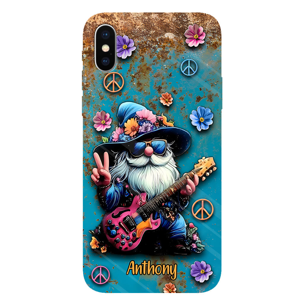 Coque de téléphone personnalisée Hippie Gnome - Motif hippie intégral