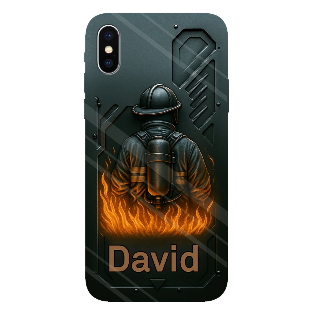 The Strone One - Personalized Firefighter Full Print Phone Case