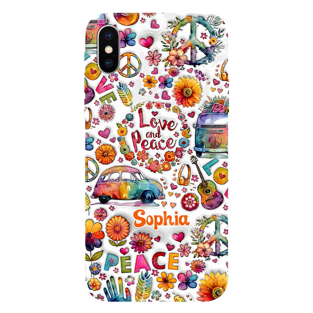 Coque de téléphone personnalisée Hippie Soul - Motif hippie intégral