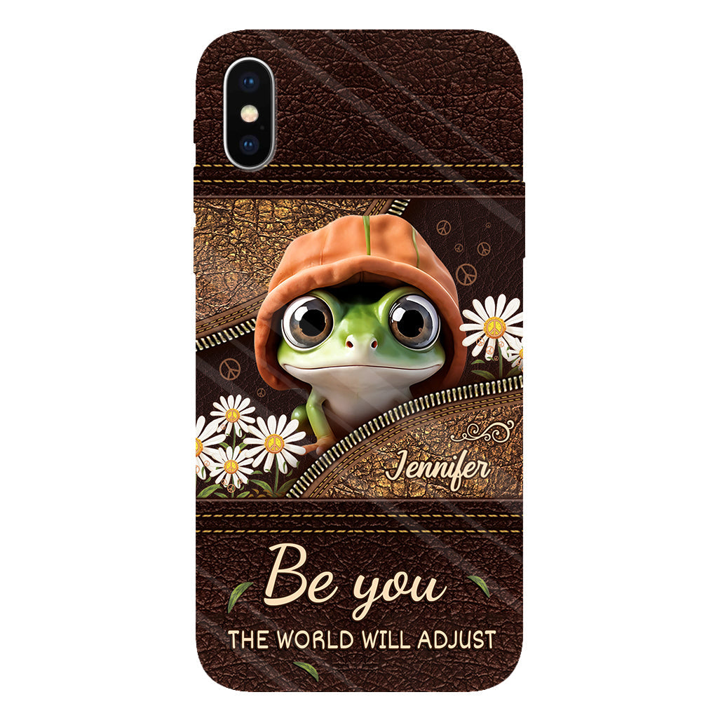 Be You The World Will Adjust - Personalized Hippie Full Print Phone Case