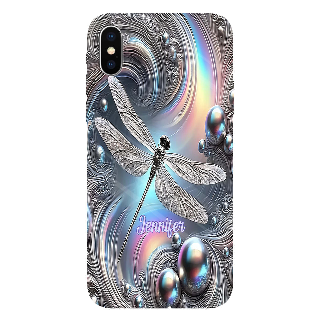 Magnifique libellule - Coque de téléphone personnalisée avec motif libellule intégral