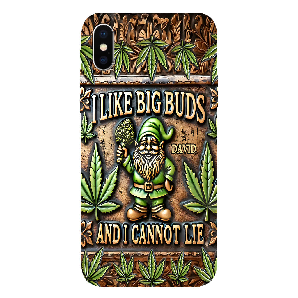 J'aime les grosses têtes - Coque de téléphone personnalisée avec impression intégrale sur le thème du cannabis