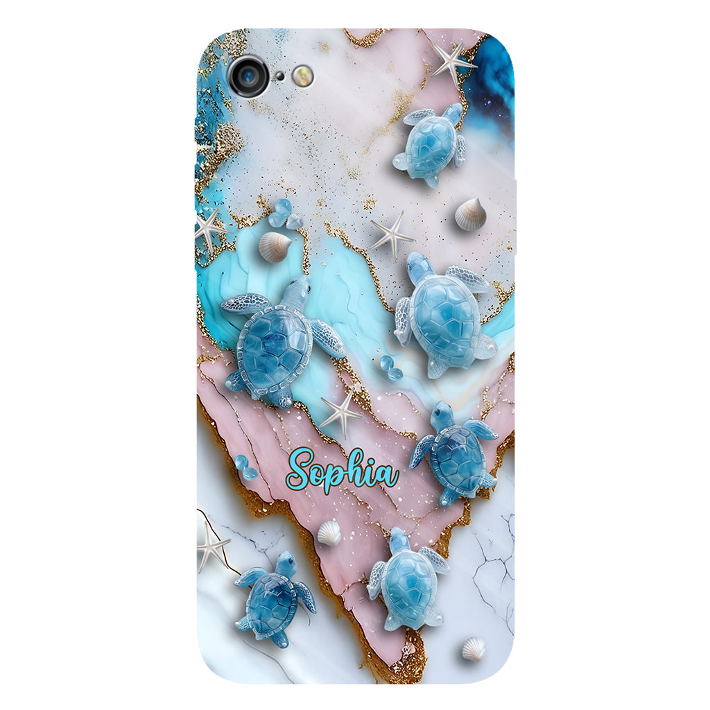 Love Turtles - Personalized Turtle Full Print Phone Case